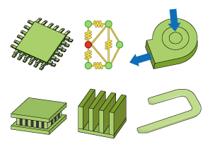 Electronic part model