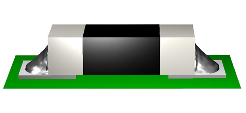 Figure 4: Solder fillet (without misalignment)